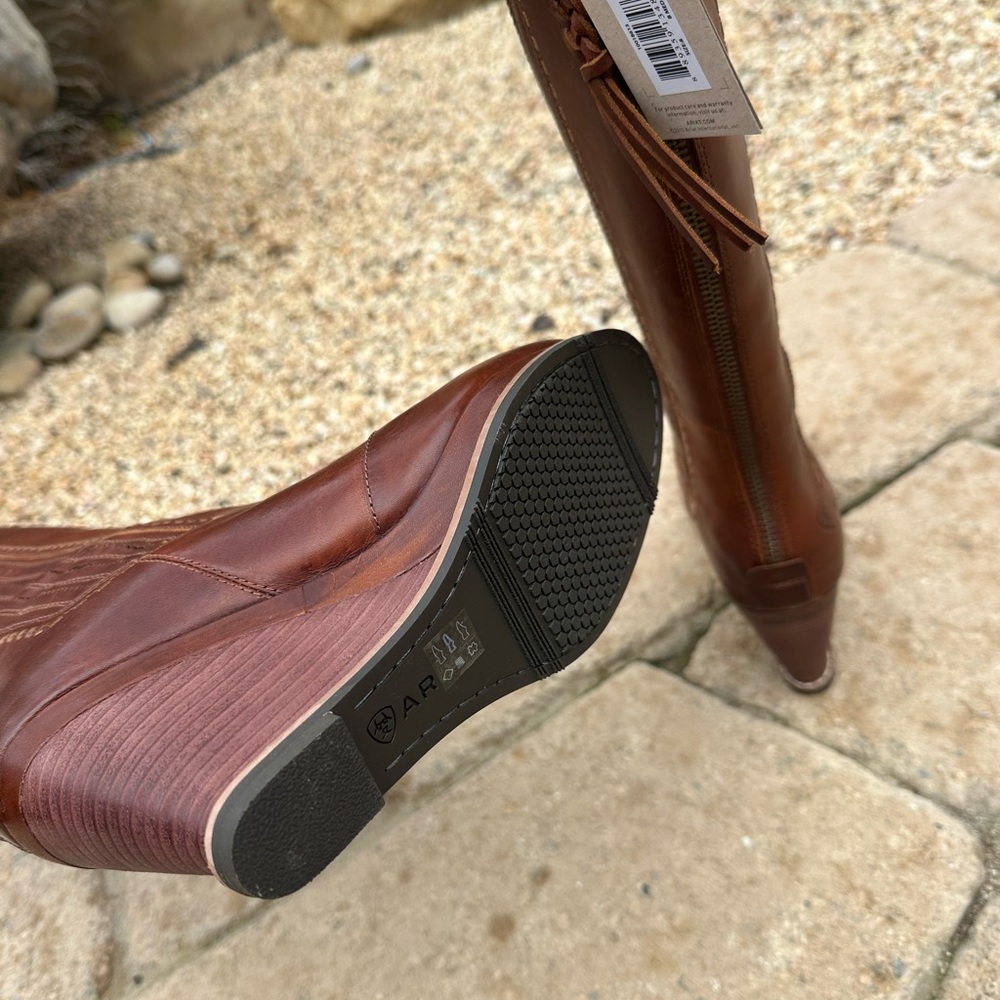 Ariat Ryman knee-high wedge boots NWT - Picture 3 of 5